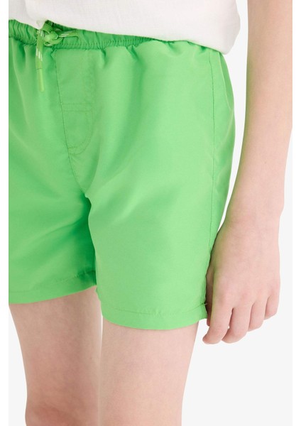 Erkek Çocuk Basic Düz Deniz Şortu B7737A825HS