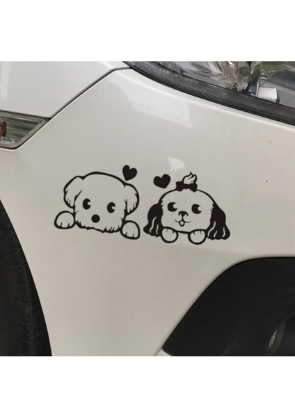 Köpek Tasarım Su Geçirmez Çıkarılabilir Oto Özel Yeni Sticker 29*17 cm