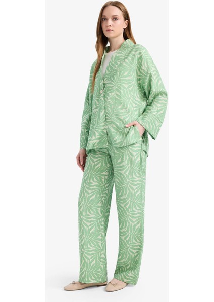Relax Fit Desenli Uzun Kollu Tunik E1110AX25SM