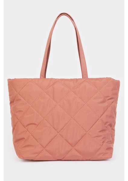 Kadın Puffer Kapitoneli Omuz Çantası E5339AXNS