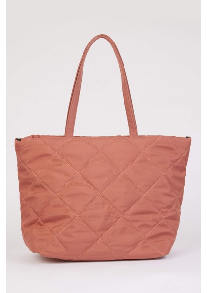 Kadın Puffer Kapitoneli Omuz Çantası E5339AXNS