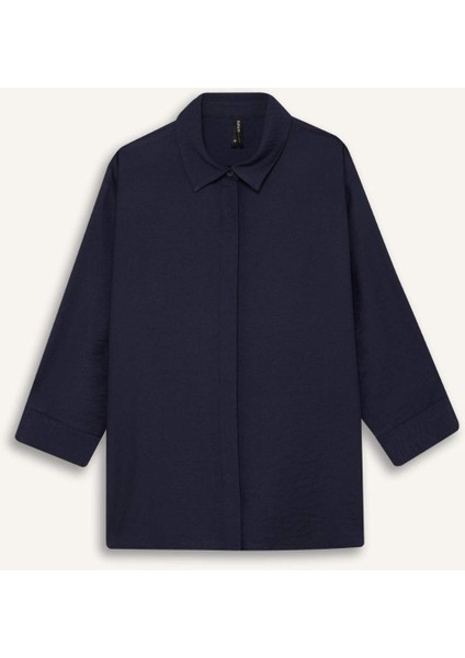 Regular Fit Basic Düz Yarım Kollu Gömlek E4987AX25SP