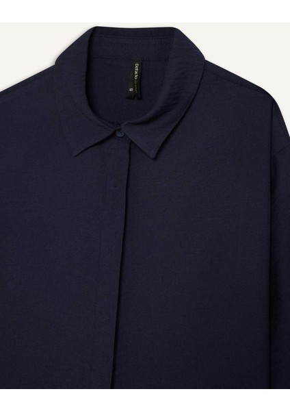 Regular Fit Basic Düz Yarım Kollu Gömlek E4987AX25SP