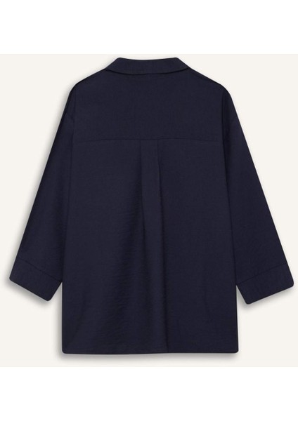 Regular Fit Basic Düz Yarım Kollu Gömlek E4987AX25SP