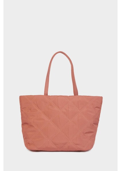 Kadın Puffer Kapitoneli Omuz Çantası E5339AXNS