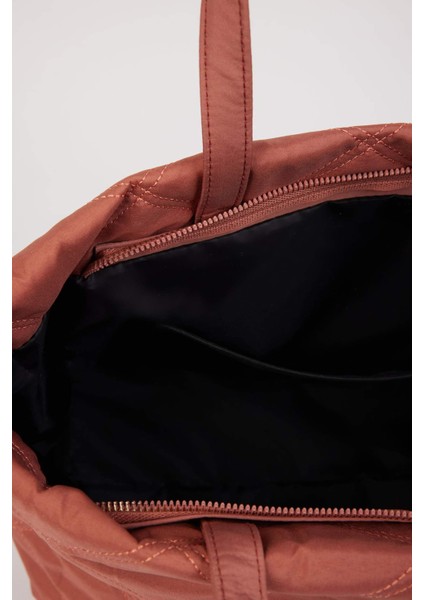 Kadın Puffer Kapitoneli Omuz Çantası E5339AXNS