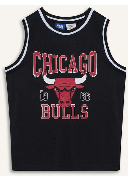 Erkek Çocuk NBA Chicago Bulls Bisiklet Yaka Atlet E4846A825HS
