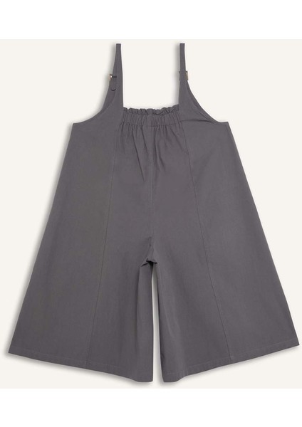 Kız Çocuk Askılı Poplin Tulum E2277A825SM