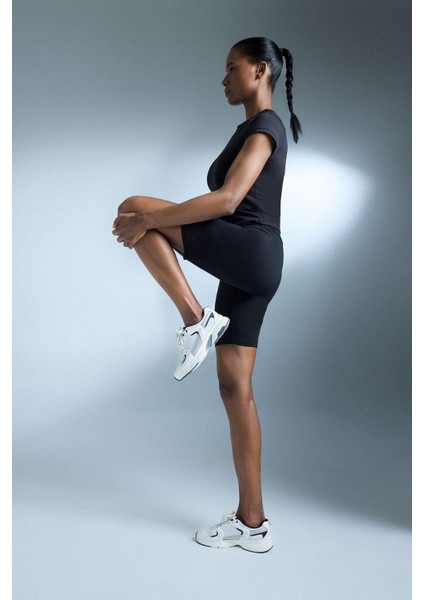 Fit Biker Beli Saran Sporcu Tayt B9544AX25SM