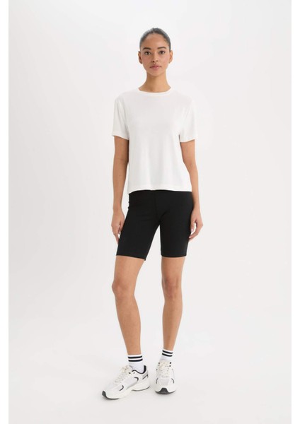 Fit Biker Beli Saran Sporcu Tayt B9544AX25SM