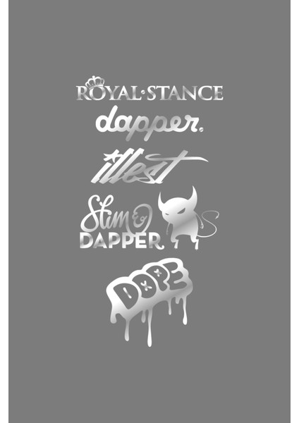 Oto Arka Cam Özel Yeni Sticker Model 8 Ingilizce Beyaz 40*20 cm