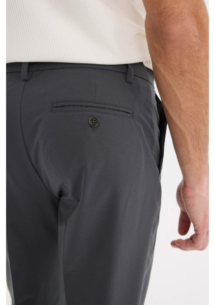 Düz Paça Cepli Jogger Pantolon E4555AX25SM