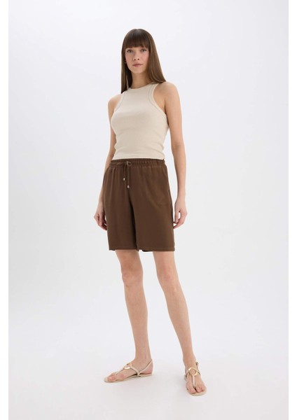Yüksek Bel Kısa Paça Belmando Şort I6760AZ25HS