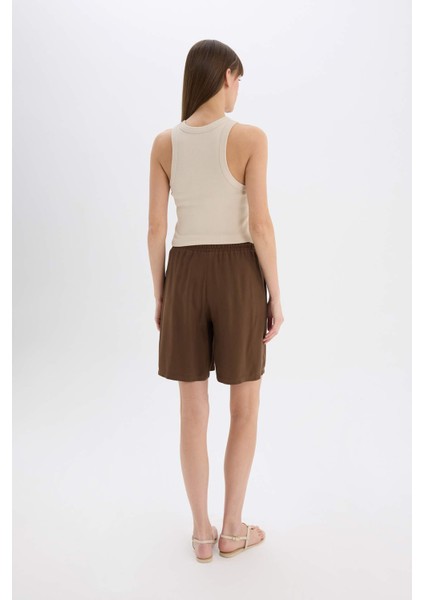 Yüksek Bel Kısa Paça Belmando Şort I6760AZ25HS