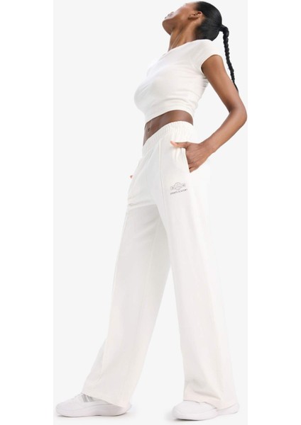 Fit Wide Leg Geniş Paça Çift Cepli Standart Boy Sporcu Pantolon