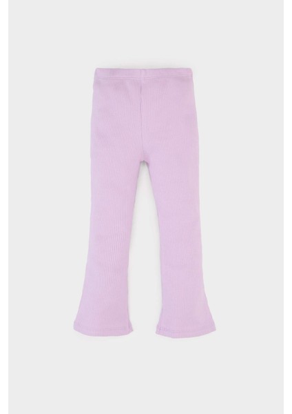 Kız Bebek 2'li Takım Unicorn Baskılı Uzun Kollu Tişört İspanyol Paça Tayt E5558A525SP