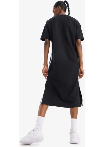 Fit NBA Los Angeles Lakers Oversize Geniş Kalıp Kısa Kollu Pike Midi Elbise B9962AX25SM