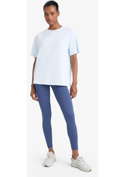 Fit Comfort Fit Bisiklet Yaka Sporcu Kısa Kollu Tişört E3494AX25SM