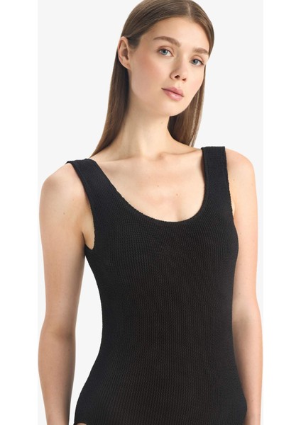 Regular Fit Bürümcük Mayo-Fall in Love E5915AX25SM