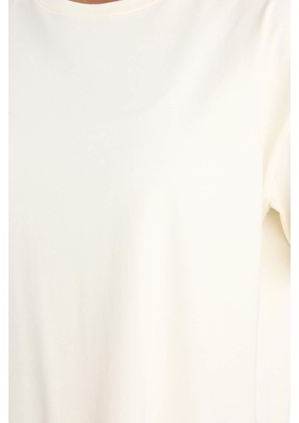 Comfort Fit Bisiklet Yaka Sporcu Kısa Kollu Tişört E3494AX25SM