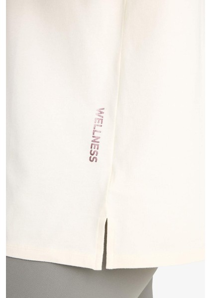 Comfort Fit Bisiklet Yaka Sporcu Kısa Kollu Tişört E3494AX25SM