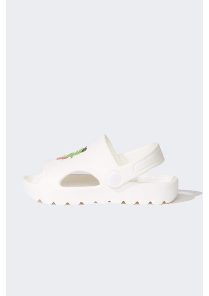 Erkek Çocuk Tek Bantlı Düz Taban Eva Terlik