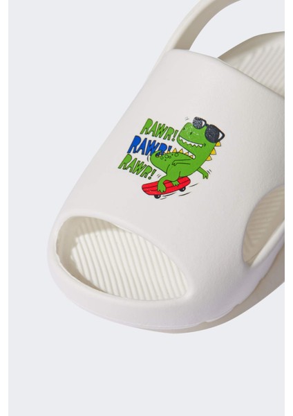 Erkek Çocuk Tek Bantlı Düz Taban Eva Terlik