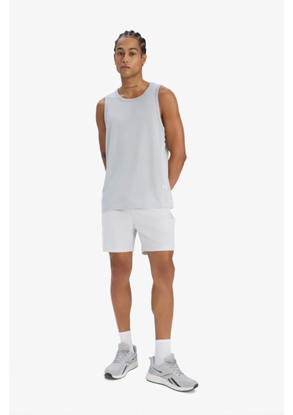 Fit Hızlı Kuruyan Esnek Kumaş Slim Fit Dar Kesim Bisiklet Yaka Sporcu Atlet E2434AX25SM