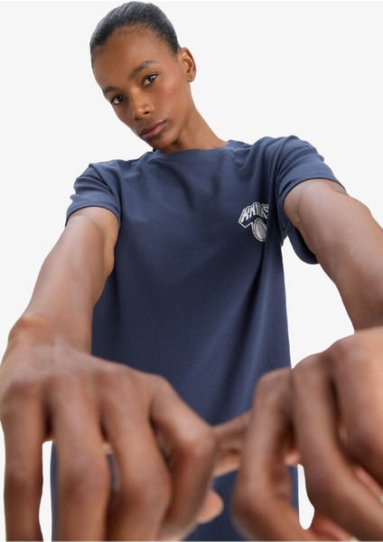 Fit NBA New York Knicks Kısa Kollu Pike Elbise E3620AX25SM