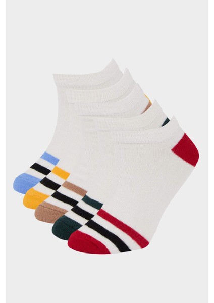 Erkek Çocuk 5'li Pamuklu Patik Çorap E5512A8NS