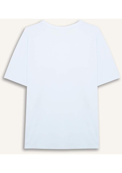 Fit Comfort Fit Bisiklet Yaka Sporcu Kısa Kollu Tişört