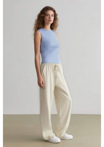 Harem Belmando Kumaş Pantolon Cepli Normal Bel Basic Düz Paça L3164AZ25SM