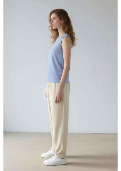 Harem Belmando Kumaş Pantolon Cepli Normal Bel Basic Düz Paça L3164AZ25SM