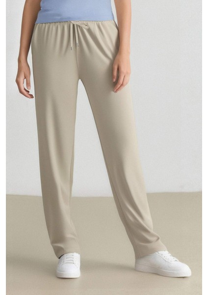 Harem Belmando Kumaş Pantolon Cepli Normal Bel Basic Düz Paça L3164AZ25SM