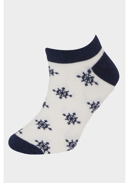 Erkek Çocuk 5'li Pamuklu Patik Çorap E5509A8NS