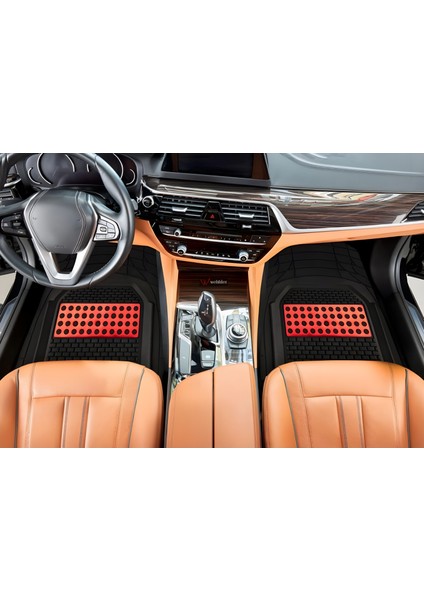 Citroen C-Elysee Sedan 2021 4d Havuzlu Universal Paspas Kırmızı