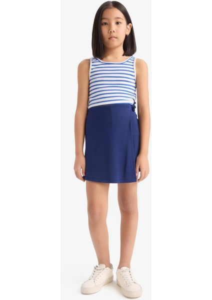 Kız Çocuk Basic Düz Şort Etek B4465A825SM