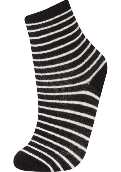 Erkek Çocuk 7'li Pamuklu Uzun Çorap E5534A8NS