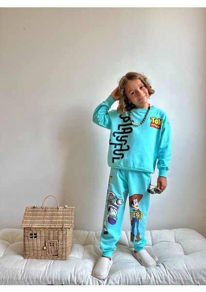 Baskılı Uzun Kollu Erkek Çocuk Alt Üst Takım