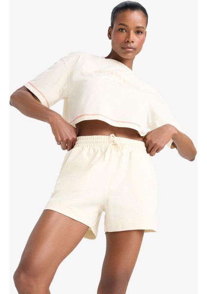 Fit Standart Fit Sporcu Kısa Paça Basic Düz Şort Z6696AZ25SM