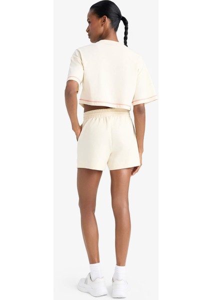 Fit Standart Fit Sporcu Kısa Paça Basic Düz Şort Z6696AZ25SM
