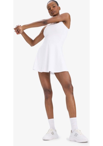 Fit Standart Fit Kalın Askılı İçi Kısa Taytlı Tenis Elbisesi E3588AX25SM