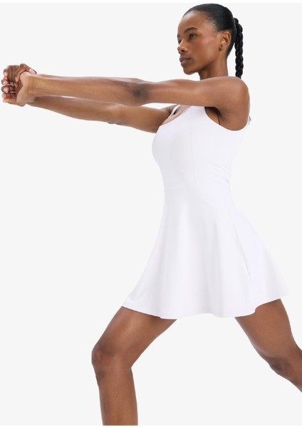 Fit Standart Fit Kalın Askılı İçi Kısa Taytlı Tenis Elbisesi E3588AX25SM