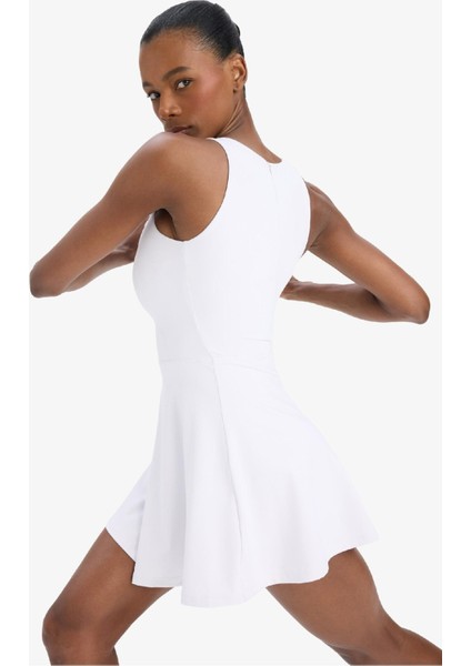 Fit Standart Fit Kalın Askılı İçi Kısa Taytlı Tenis Elbisesi E3588AX25SM