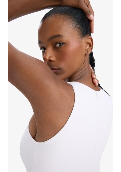 Fit Standart Fit Kalın Askılı İçi Kısa Taytlı Tenis Elbisesi E3588AX25SM