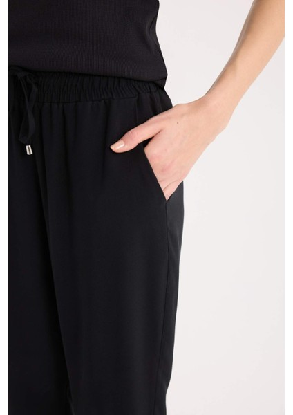 Harem Belmando Kumaş Pantolon Cepli Normal Bel Basic Düz Paça L3164AZ25SM