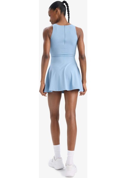 Standart Fit Kalın Askılı İçi Kısa Taytlı Tenis Elbisesi E3588AX25SM