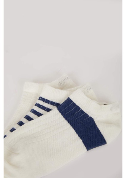 Erkek Çocuk 3'lü Pamuklu Patik Çorap E5497A8NS