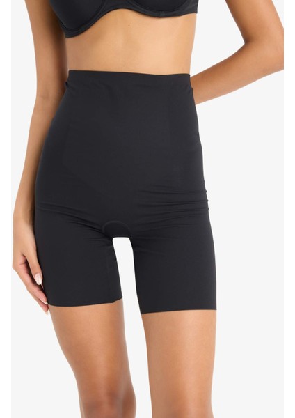 Siyah Şort Korse-Fall in Love E4741AX25SM