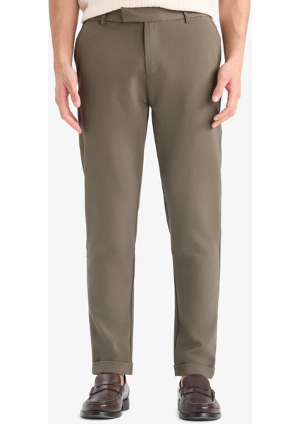Jogger Fermuarlı Paça Yazlık Kumaş Pantolon E4779AX25SM